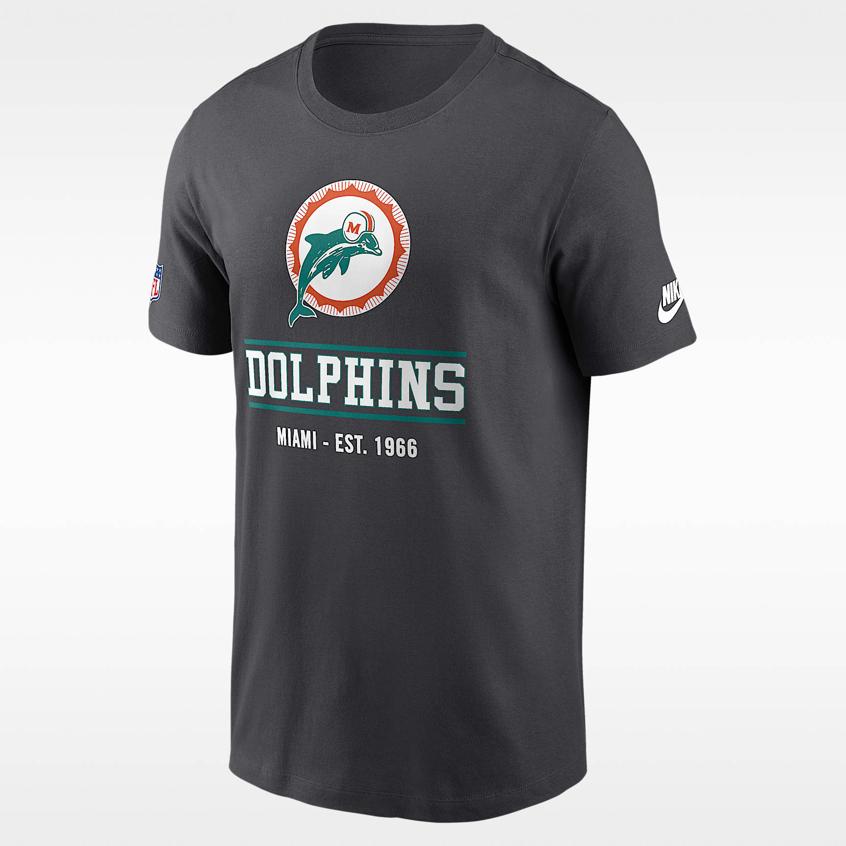 Miami Dolphins Essential Men's Nike Dri-FIT NFL T-Shirt. Nike.com